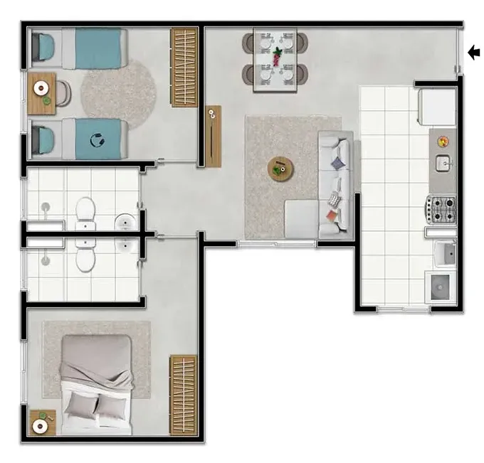 Planta Térreo — Torre 1